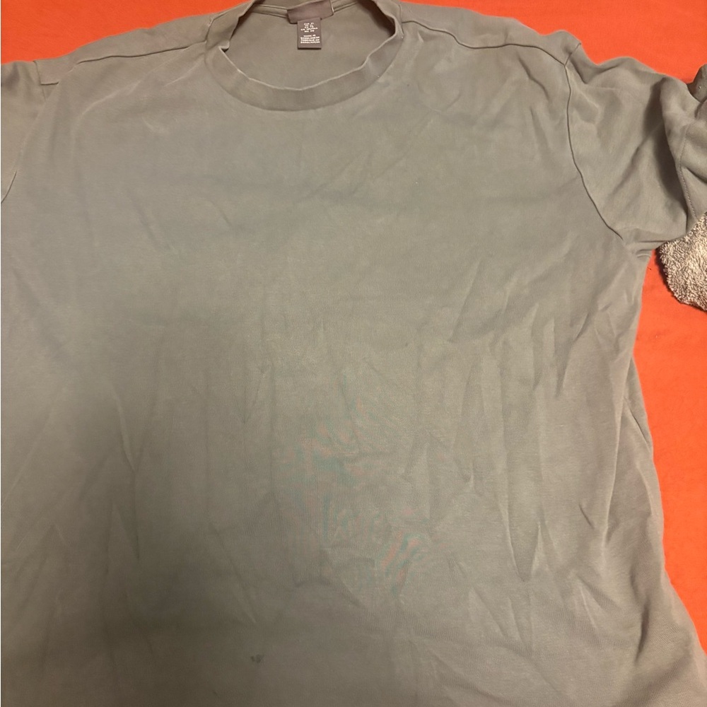 H&M Hard Cotton Short Sleeve Tee Soft Cotton Blend